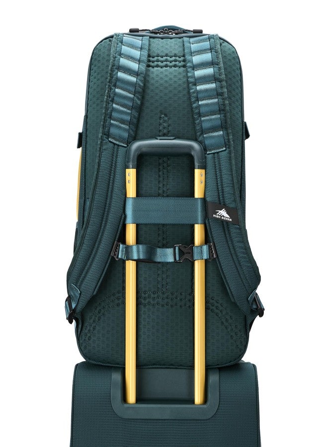 هاي سييرا حقيبة ظهر هاي سييرا هاي لايف للسفر - تتميز بخاصية التوسيع بمقدار بوصتين، وجيوب مخصصة للملابس المبللة، وحجرة مخصصة للكمبيوتر المحمول مقاس 17 بوصة، وحزام قابل للتكديس، وحزام صدر قابل للتعديل، وجيب مبطن بالصوف، وجيبين لزجاجات المياه. - Image 4