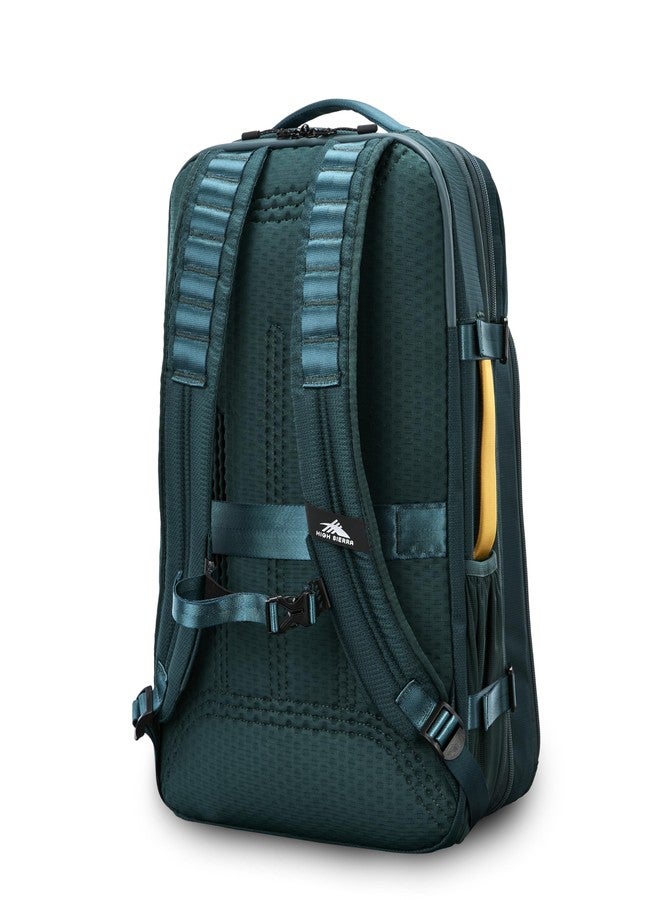 هاي سييرا حقيبة ظهر هاي سييرا هاي لايف للسفر - تتميز بخاصية التوسيع بمقدار بوصتين، وجيوب مخصصة للملابس المبللة، وحجرة مخصصة للكمبيوتر المحمول مقاس 17 بوصة، وحزام قابل للتكديس، وحزام صدر قابل للتعديل، وجيب مبطن بالصوف، وجيبين لزجاجات المياه. - Image 3