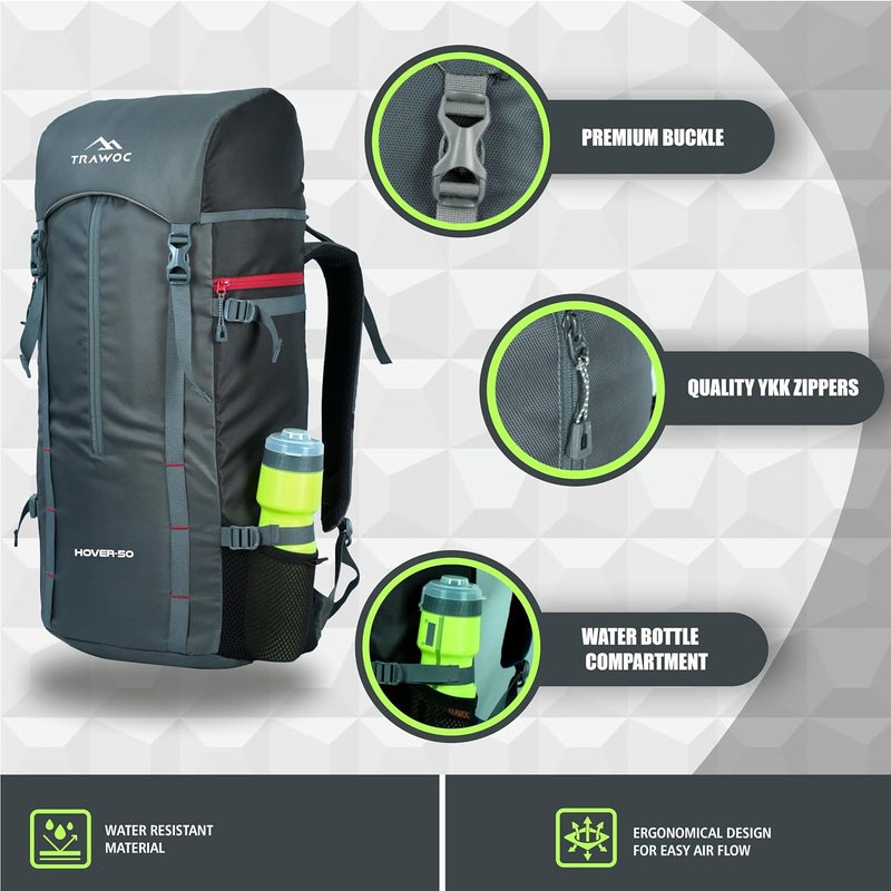 TRAWOC HOVER 50L Travel Backpack - Image 2