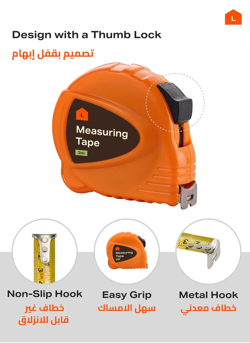 لوازم - متر قياس 3 متر - Image 1