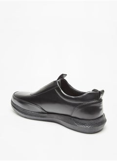 DUCHINI Men's Solid Slip-On Loafers with Pull Tabs  - Image 3