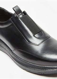 DUCHINI Men's Solid Slip-On Loafers with Pull Tabs  - Image 5