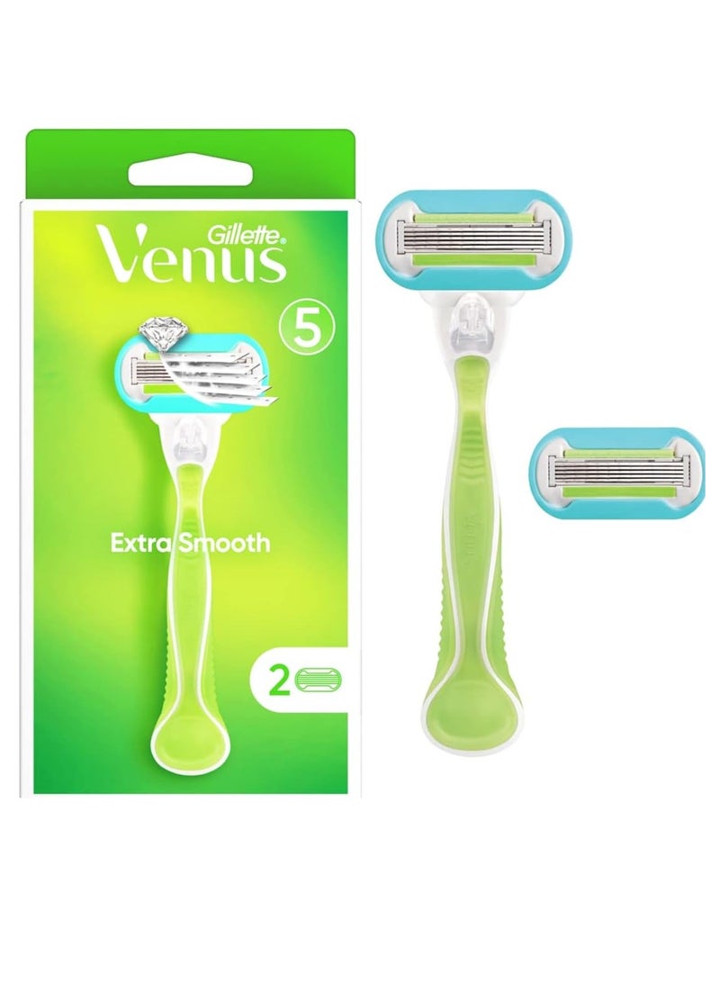 فينوس اكسترا سموث ماشين + 2 حلاقة
