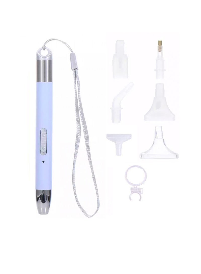 AROAQ LED Diamond Painting Pen, USB Rechargeable Painting Tool, Anti Slip Painting Drill Pen With 2 Light Modes, Compact And Portable Light Point Drill Pen For DIY Painting Craft Nail Art, (Purple) - Image 1