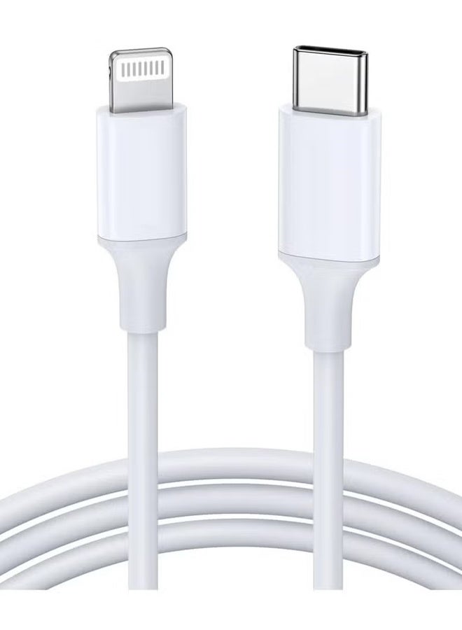 X spring USB C to Lightning Cable 2M iPhone Fast Charger Cable USB-C Power Delivery Charging Cord for iPhone 14/13/12/11/XS/XR/X/8/iPad - Image 1