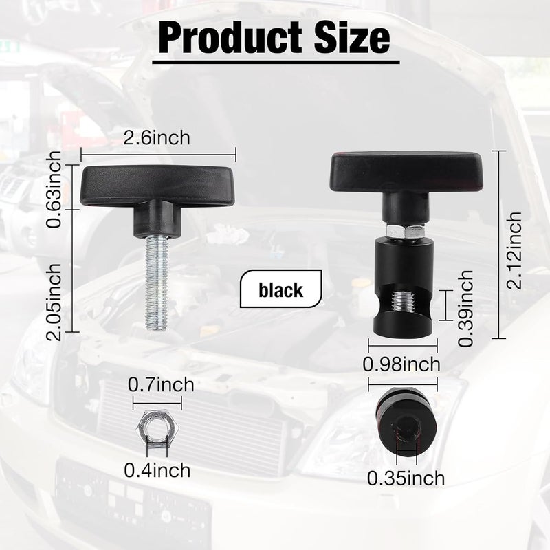leediga Car Hood Support Rod Fixing Tool - Pack of 2 - Image 2