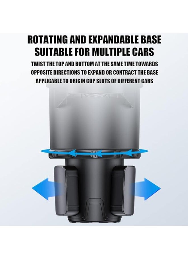general Car Cup Holder Adapter, Car Beverage Extender Adapter, Beverage Cup Extender - Adjustable reusable car cup holder and car water bottle holder - Image 4