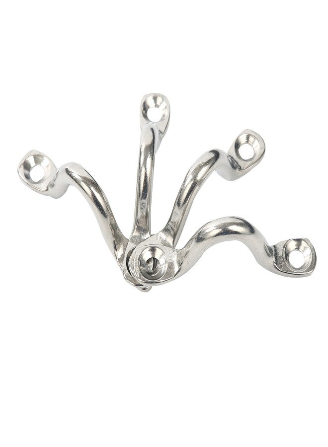 Amarine Made Pack of 8 Stainless Steel Bimini Boat Top PAD Eye, Eye Straps, Tie Down, Kayak Deck Loops, Tie Down Anchor Point, footman's Loop for Kayak Canoe Rigging - Image 5