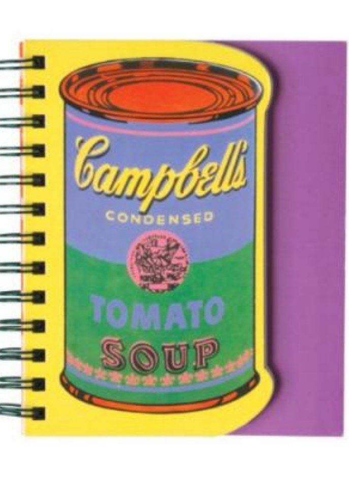 Andy Warhol Soup Can Layered Journal Galison 