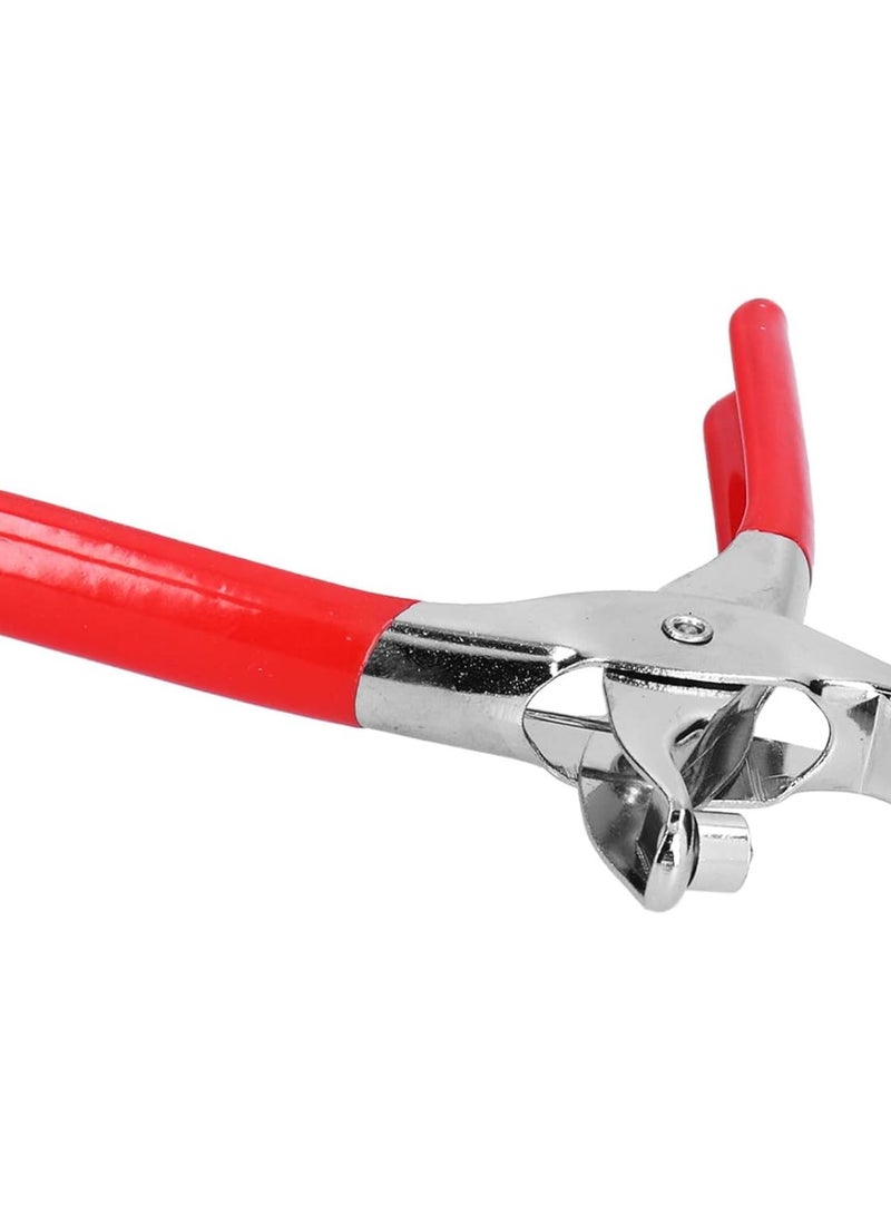 GGOOT Pliers Setter with Plated H & Red Plastic Dip Handle, 6in Tool for Installation - Includes 00 Pcs Rivets | Puncher & Hand Tool for Hardware Applications - Image 3