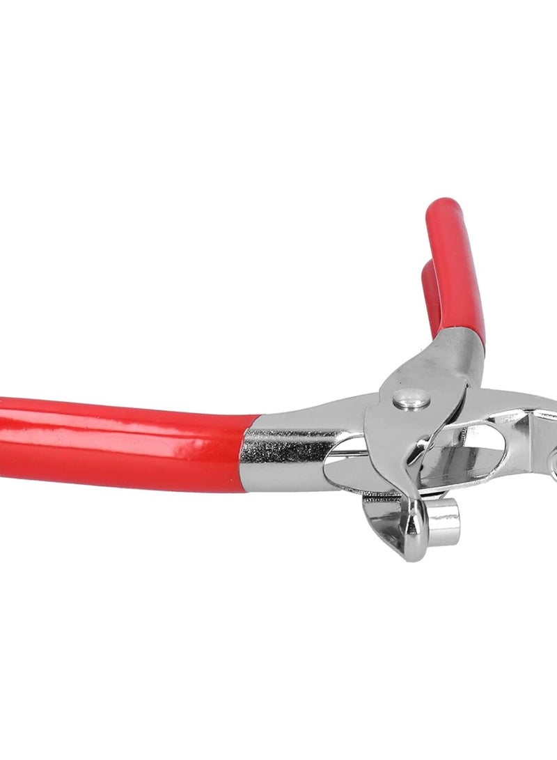 GGOOT Pliers Setter with Plated H & Red Plastic Dip Handle, 6in Tool for Installation - Includes 00 Pcs Rivets | Puncher & Hand Tool for Hardware Applications - Image 1