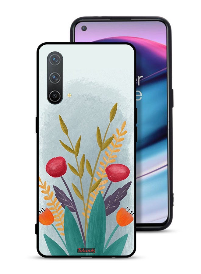 Tolwak OnePlus Nord CE 5G Protective Case Cover Plants Drawing Art - Image 1