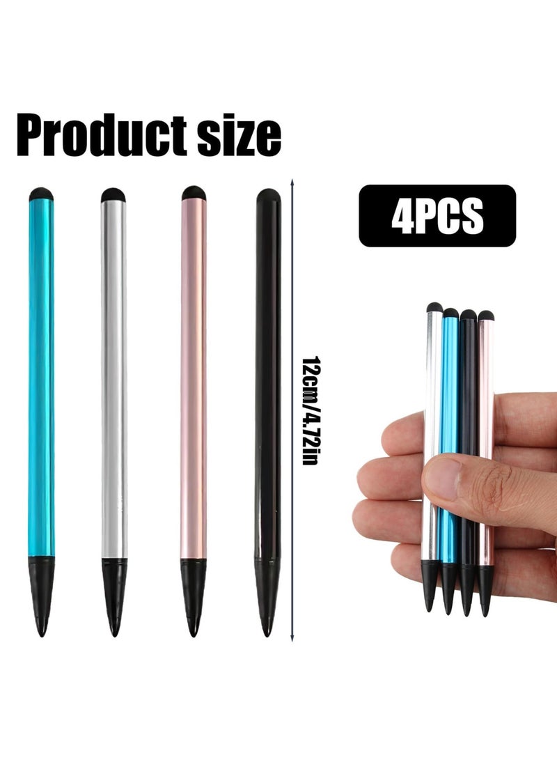 Green Tiger Stylus Pens for Touch Screens 4 Pack, Dual-end High Sensitivity Capacitive Stylus for iPad, iPhone, Android Smartphone and Tablets All Universal Touchscreen Devices - Image 4