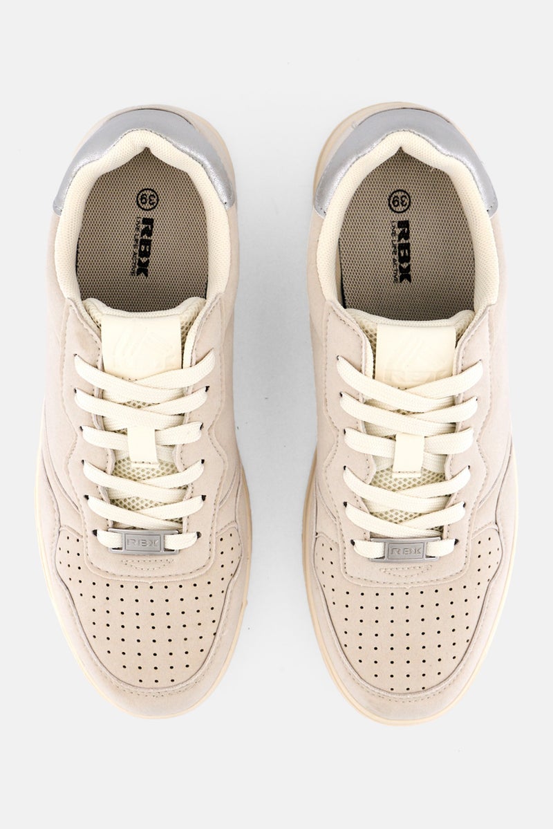 RBX Women Lace Up Outdoor Shoes, Light Grey  - Image 3