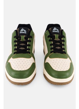 RBX Men Brand Logo Lace Up Outdoor Shoes, Green  - Image 4