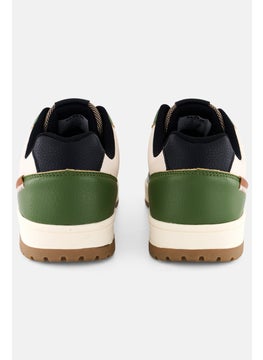 RBX Men Brand Logo Lace Up Outdoor Shoes, Green  - Image 2