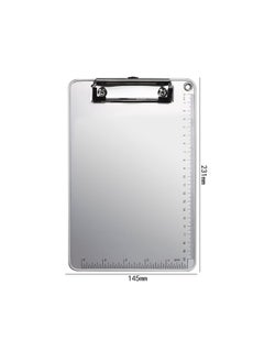 A5 Recycled Aluminum Clipboard With Low Profile Clip And Hanging Hole - Cm & Inch Dual Scales Stationery(6''X 9'') - pzsku/Z002CDC069A4EFFDAC735Z/45/_/1735214487/fa3aafbf-1a55-4b7e-8883-f535e6595d85