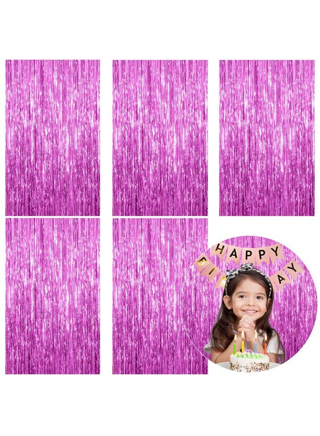 K.E.J. Foil Curtain Backdrop(Matte Purple) - Image 1