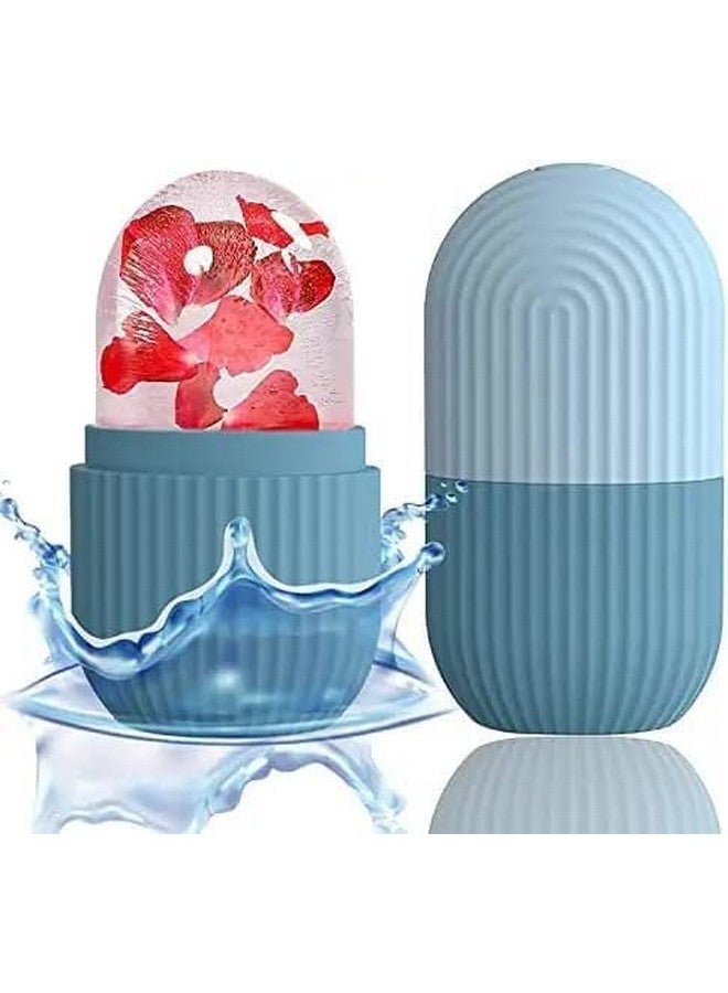 Basild Ice Roller For Face , Neck and Body | For Puffy Eyes, Acne , Pimple | Easy to Use and Carry | Unbreakable and Reusable | Glowing and Clear Skin (Multicolor) - Image 1