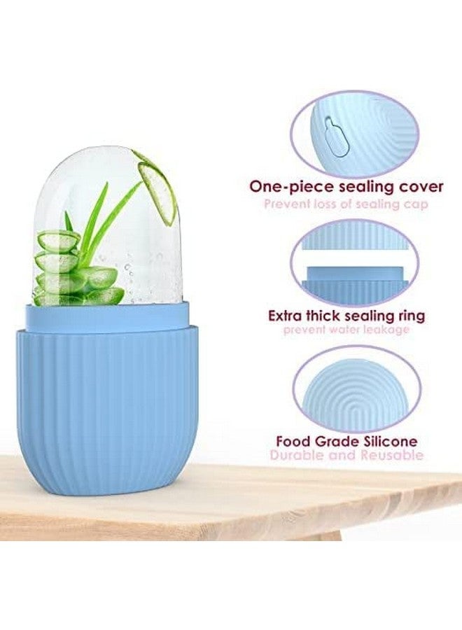 Basild Ice Roller For Face , Neck and Body | For Puffy Eyes, Acne , Pimple | Easy to Use and Carry | Unbreakable and Reusable | Glowing and Clear Skin (Multicolor) - Image 5