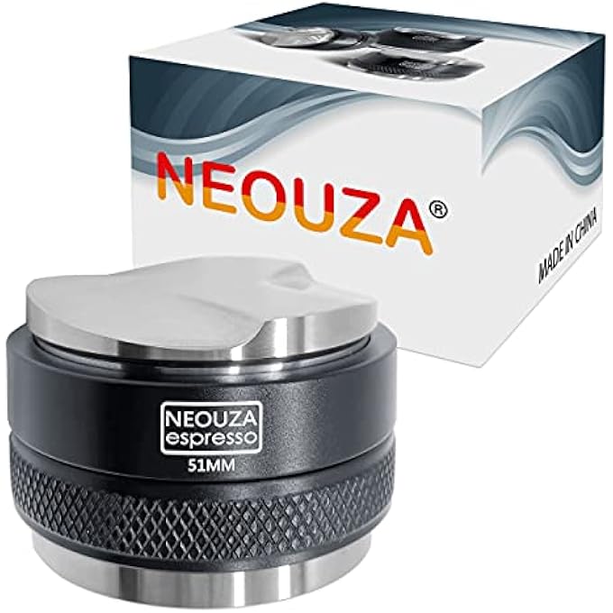 NEOUZA 51Mm Coffee Distributor  Tamper 2 In 1 Dual Head Coffee Leveler Fits For 51Mm Delonghi Breville Portafilter Adjustable Depth Professional Espresso Hand Tampers DualHead Leveler - Image 1