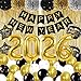 DUILE 2026 Happy New Year Decorations New Years eve Party Supplies 2026 Include Paper Flower New Year Banner Balloons Curtains Foil Star Balloons for Party - Image 3