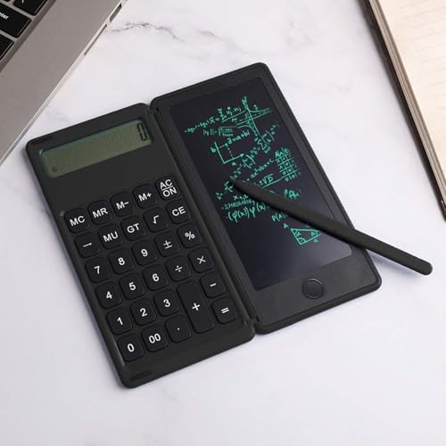 Recluse Desk Portable Basic Calculator with Notepad and Stylus,Large Display Multi-Function for Office, School, Home & Basic Financial Calculator with Digital Writing Tablet Note-Taking - Image 4