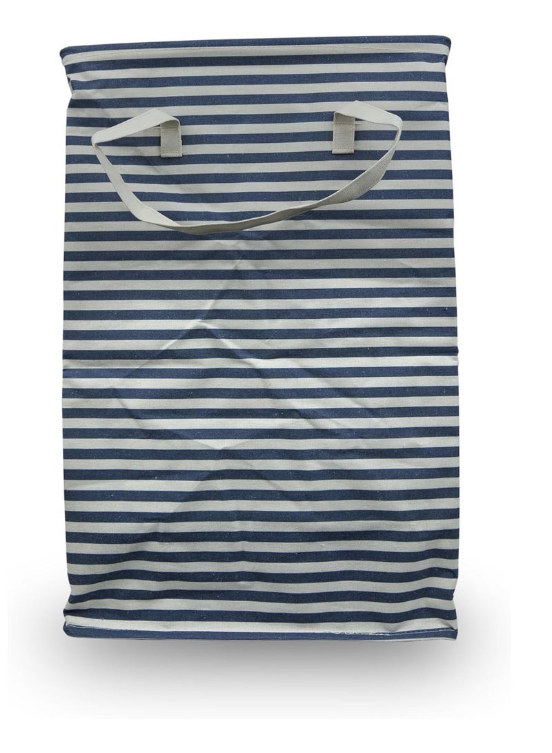 HOME DWELL Imitation Linen Frame Laundry Bag - 60 x 40 x 30 cm for Stylish Organization - Image 3