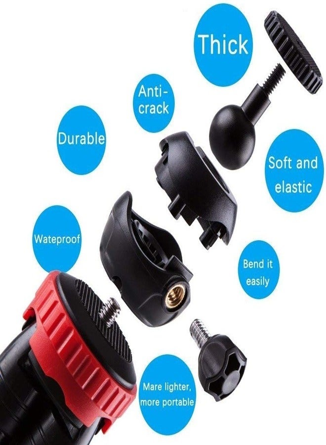 PLOKAMA Mini Phone Tripod Stand 360 Rotation Portable Flexible octopus Selfie Stick Compatible with All Cell Phones/Cameras - Image 3