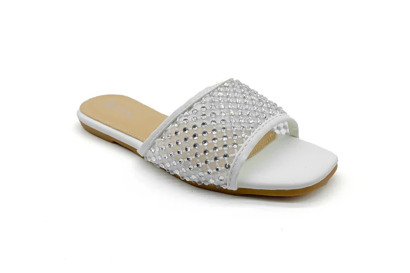 كابلي Girls embellished slide sandals