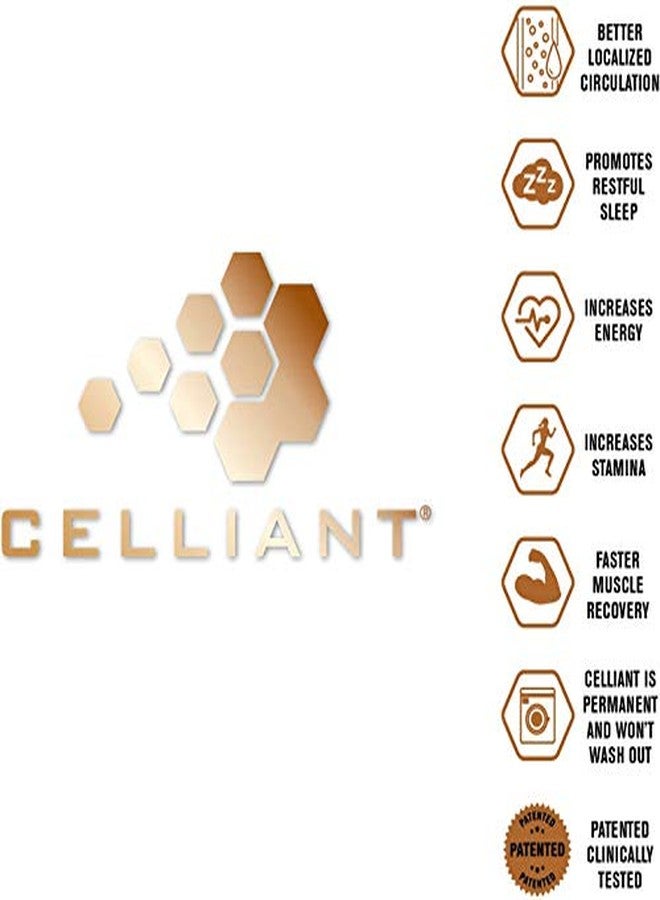 Sleepletics طقم أغطية وسائد Sleepletics Celliant Performance، طقم من قطعتين، مقاوم للتجاعيد (رمادي، قياسي) - Image 5