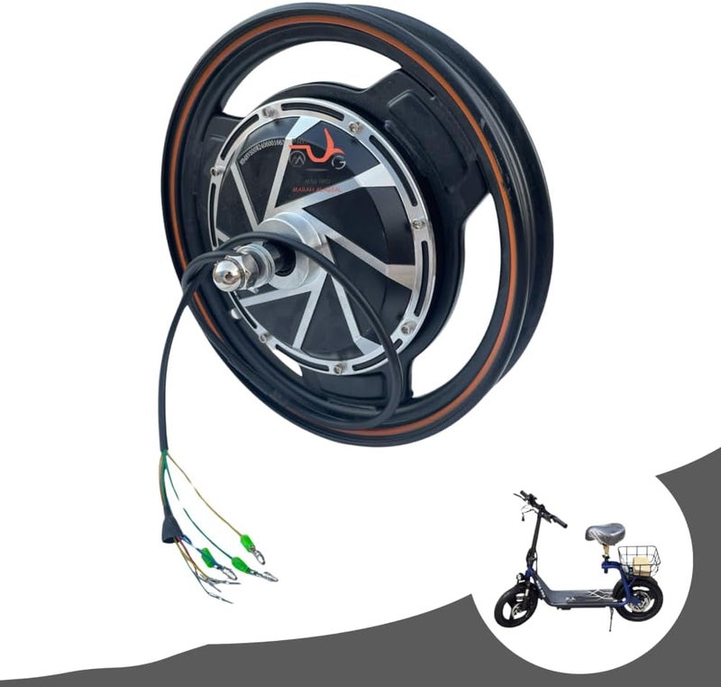 - Motor (Dynamo) 48V 500W For Abu Basket Electric Scooter Size 14-10x10x10 - Multi Color