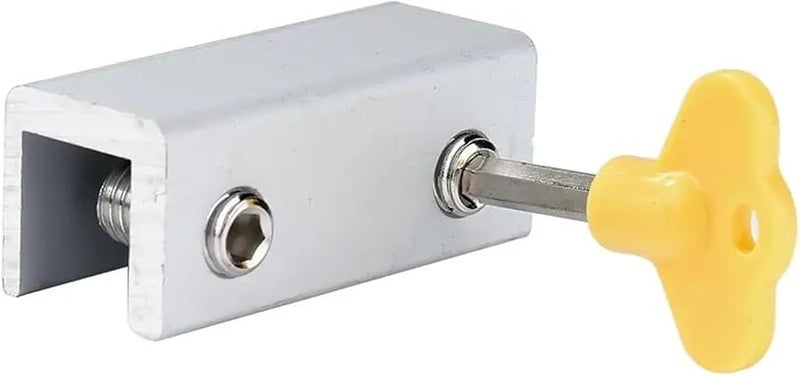 Type B Aluminum Sliding Window Door Cable Locks 8 Pcs with Key - Image 1