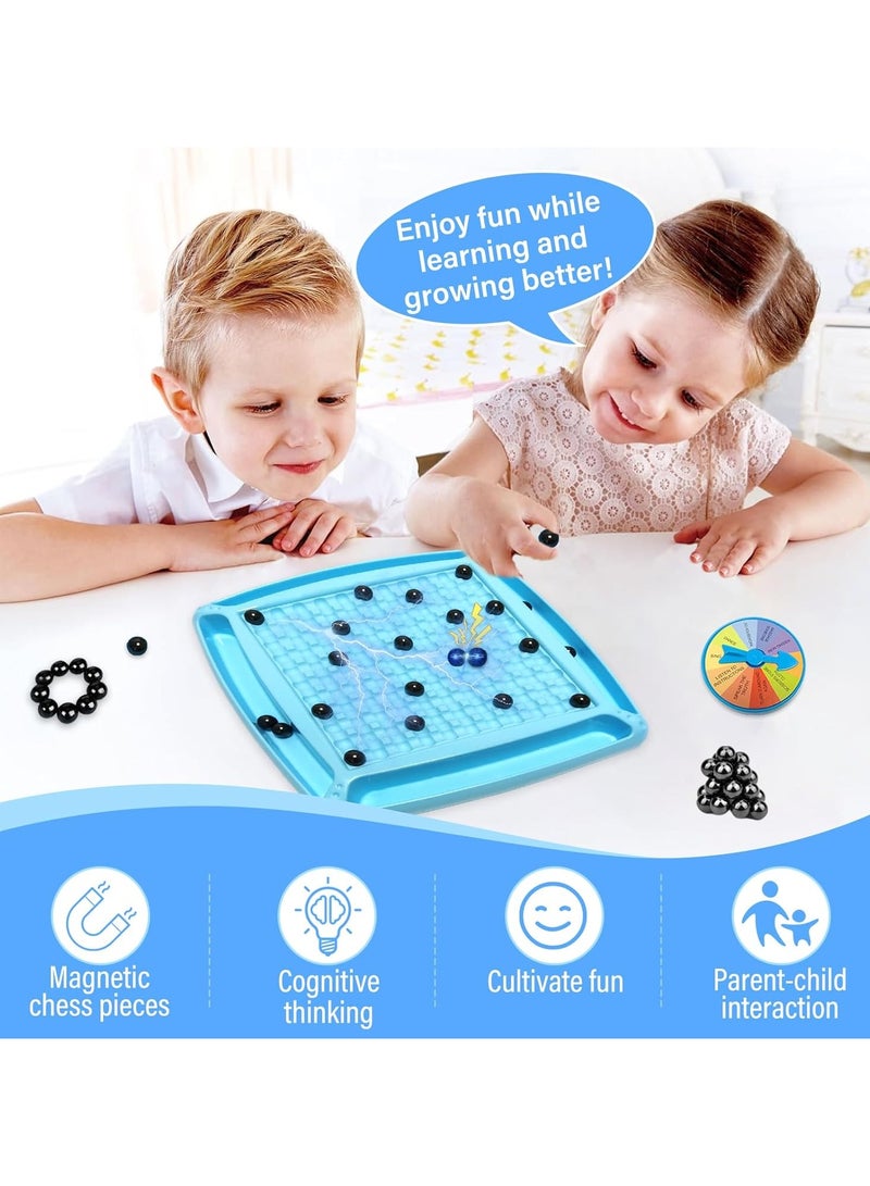 Generic Magnetic Board Game for Kids & Adults – Intelligence Strategy Puzzle with Spinner – Strong Magnets, Durable Build – Fun Brain Game for Family, Parties, Travel – Ages 12+ - Image 2