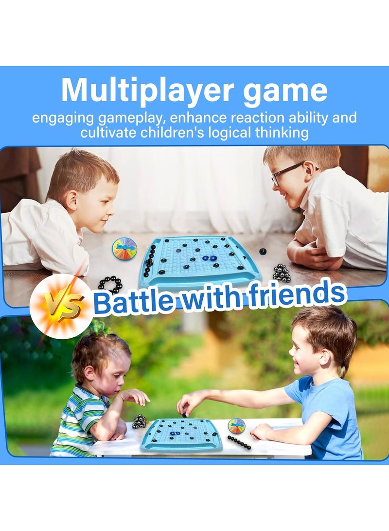 Generic Magnetic Board Game for Kids & Adults – Intelligence Strategy Puzzle with Spinner – Strong Magnets, Durable Build – Fun Brain Game for Family, Parties, Travel – Ages 12+ - Image 3