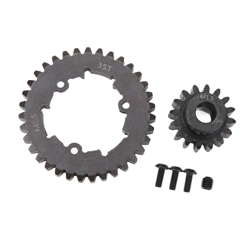 تروس مسطحة RC 35T من الفولاذ العالي الجودة مقاومة للتآكل - تروس استبدال RC مستقرة وموثوقة لسيارات RC TRAXXAS X Maxx 6S 8S مقياس 1/5 - Image 4