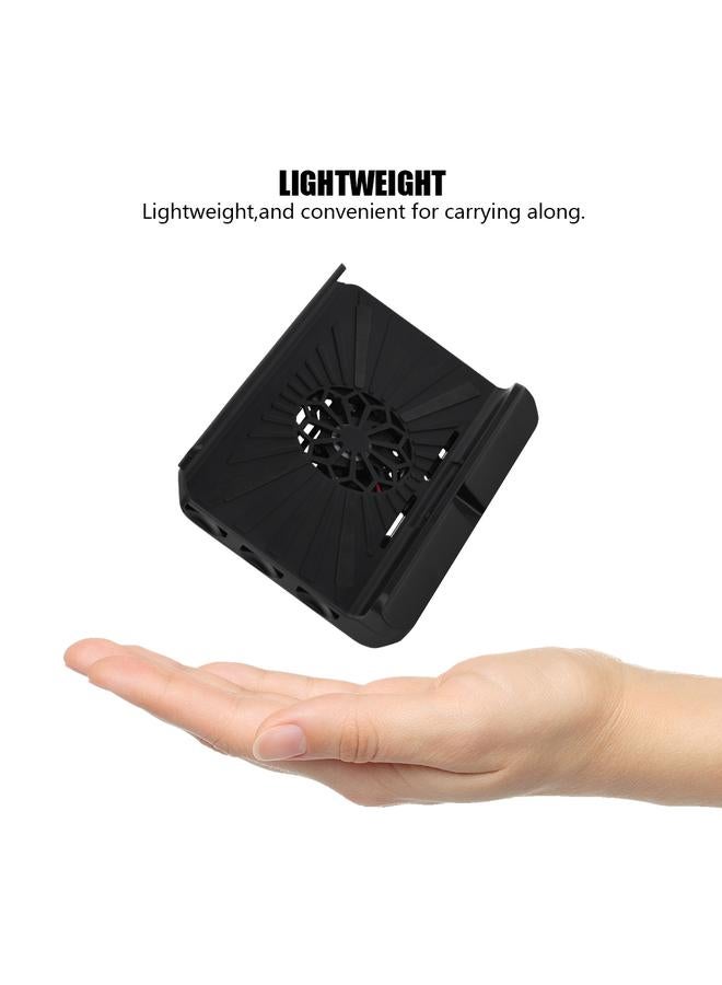 Loquat Multi Functional Cooling Stand Fans USB Powered Cooler Stand Cooling Pad for Switch Black  - Image 4