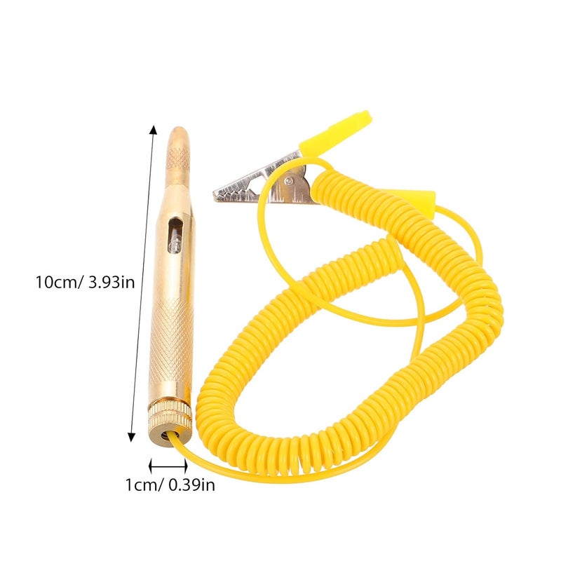 Amosfun Automotive Electrical Tester Pen 6-12-24v Voltage Tester Tool with Spring Wire Probe for Car and Truck Circuit Diagnostics - Image 2