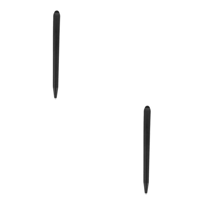 2pcs Universal Capacitive Stylus Pen For Kids And Tablets Dual Design Touchscreen Pen For Electronic Whiteboard Ideal For Writing And Drawing - Image 1