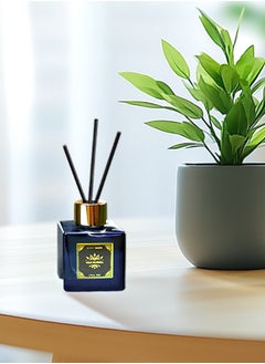 Litus Home Perfume Reed Diffuser,All Blue(Salty Wave Whispers) Fragrance,5 Rattan Reeds,50ml  - Image 5