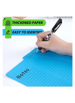 Generic Colored Tab File Folders, 1/3 Cut, Letter Size, 11.5 x 9.6 Inch, Lined File Folders with Tabs in 8 Vibrant Colors, 16PCS  - Image 3