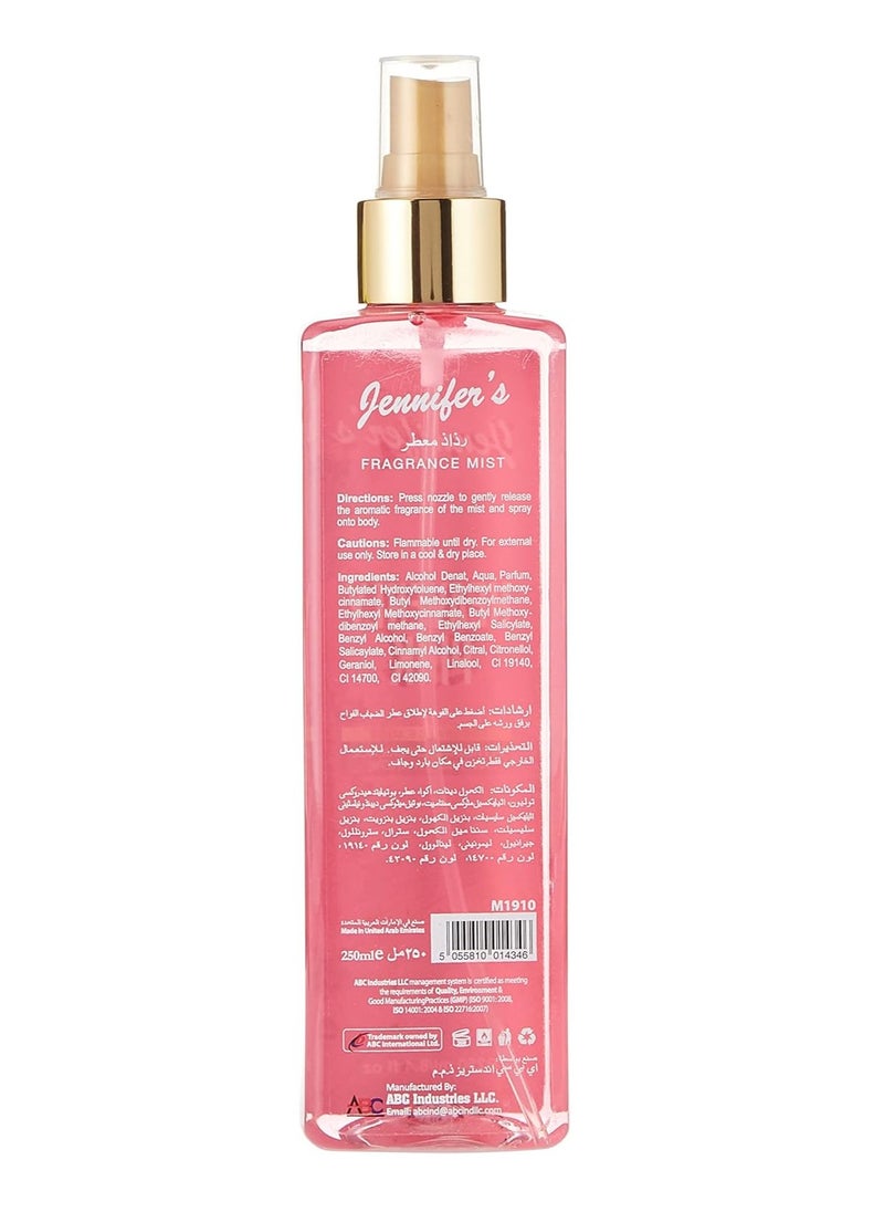 Jennifer's Jennifer's Heavenly Pink Fragrance Mist, 250 Ml  - Image 2