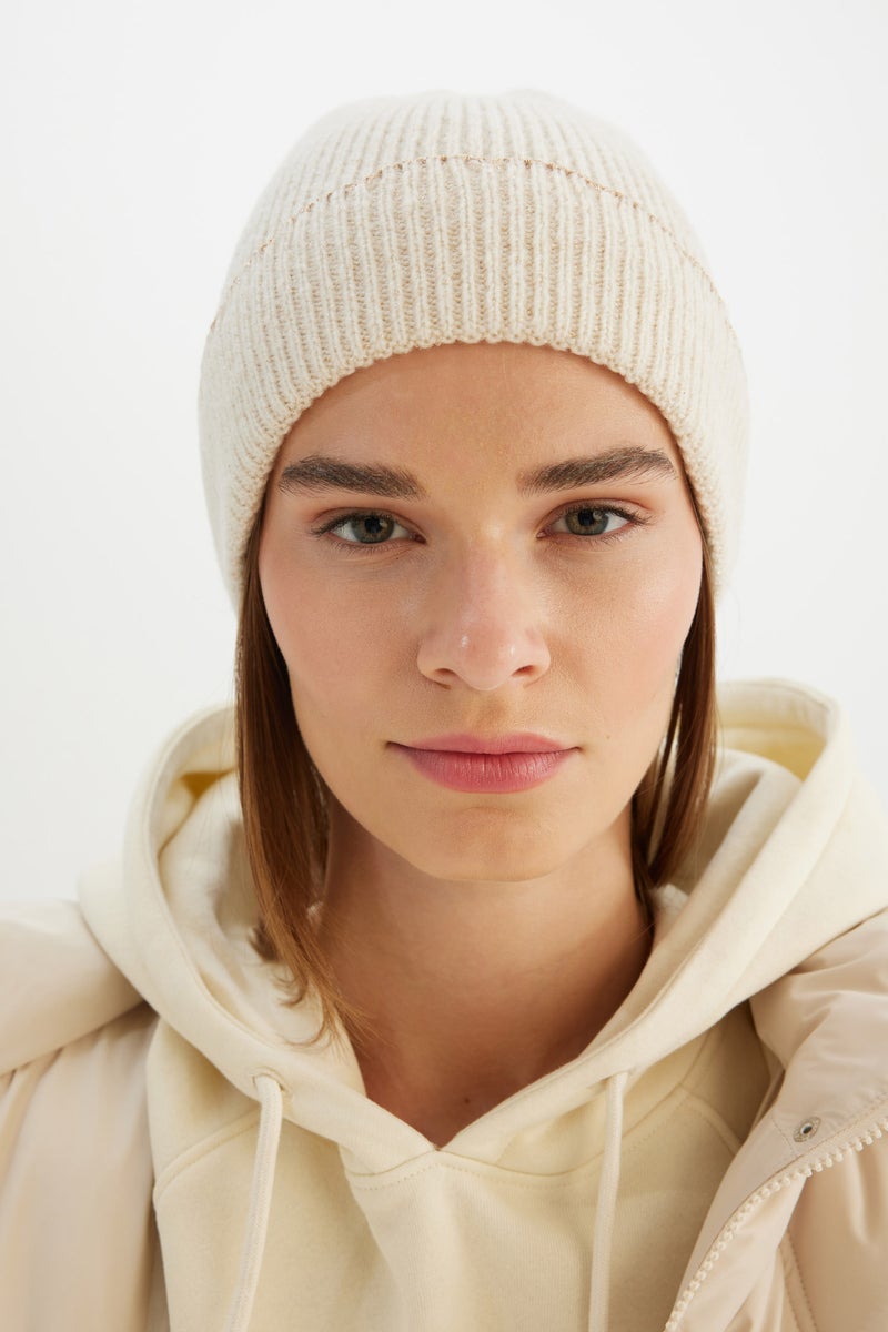 DeFacto Woman Basic Knit Beanie  - Image 1