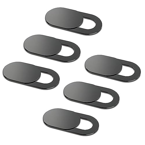 KACA Webcam Cover, Privacy Protector Webcam Cover Slide, Compatible with Laptop, Desktop, PC, Smartphone, Protect Your Privacy and Security, Strong Adhesive, Set of 6 - Image 1