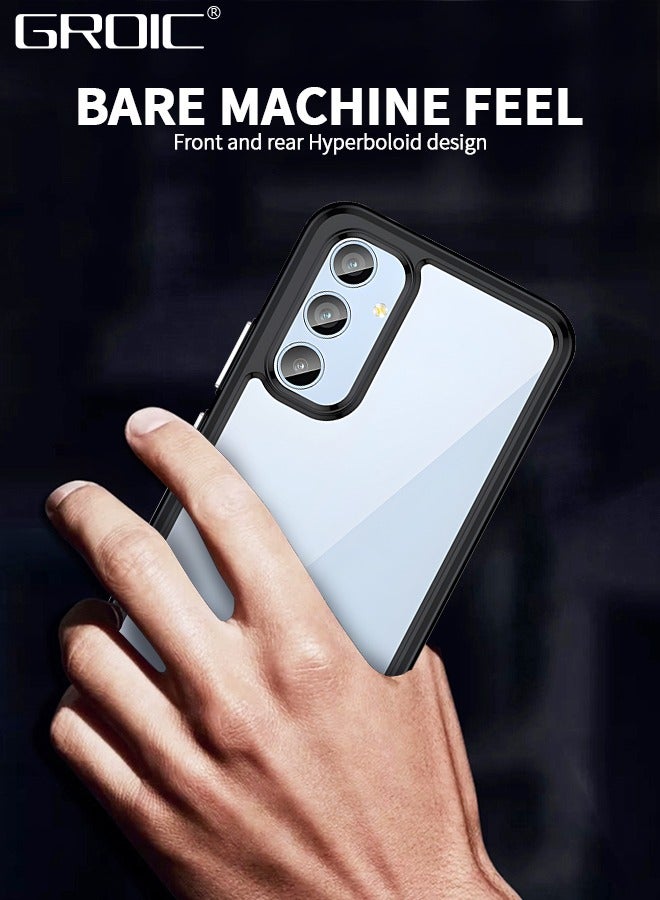 GROIC 2 in 1 Case for Samsung Galaxy A54 5G 6.4-Inch with 1-Pack Screen Protector, Tempered Glass Film, Shockproof Bumper Phone Protective Cover,Anti-falling Phone Shell - Image 5