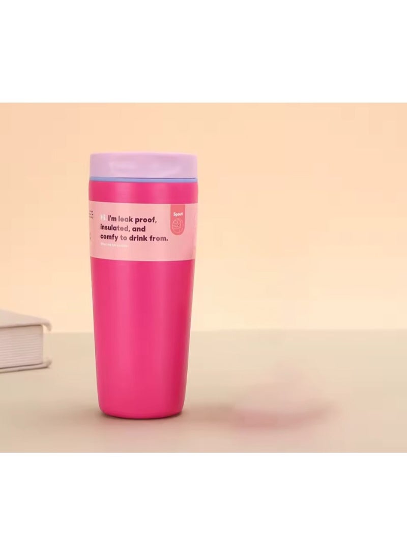 Insulated thermal mug with a tight-fitting lid, suitable for hot and cold beverages. Modern design. 590 ml - Image 1