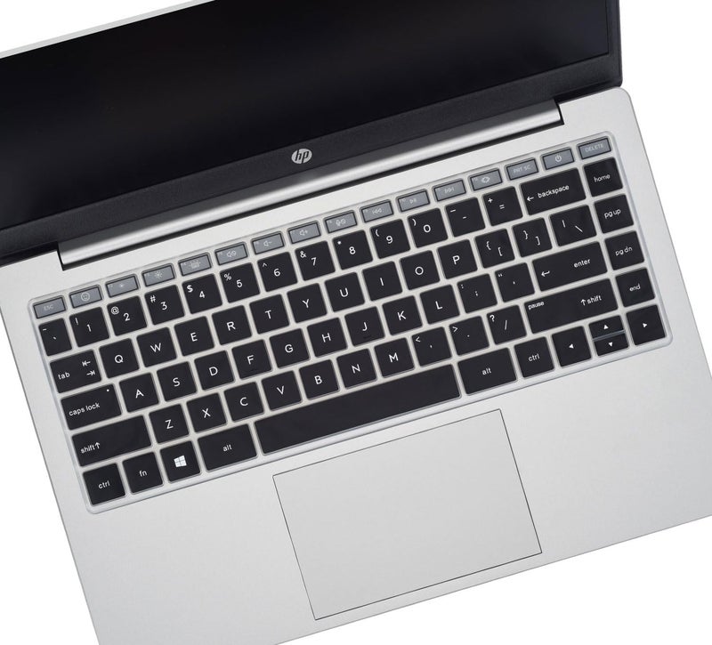 RAYA Silicone Keyboard Cover for HP Pavilion Plus 14 (ec, ef, eh, ew, ey, dq) Series Laptops | Also fit for HP Pavilion x360 14inch (ek, dy) Series & HP Envy x360 (15.6inch) Laptops (Black) - Image 1
