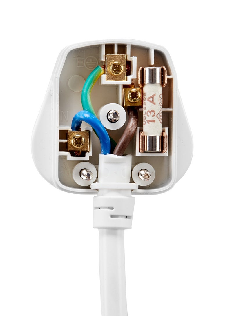 LAWAZIM heavy duty 4 Way Extension Cable with individual port on/off buttons | 5 Meters | 2990W - Image 3