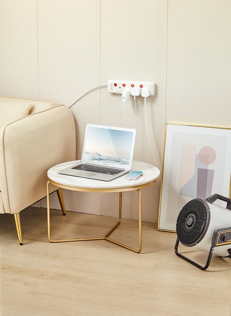 LAWAZIM heavy duty 4 Way Extension Cable with individual port on/off buttons | 5 Meters | 2990W - Image 4