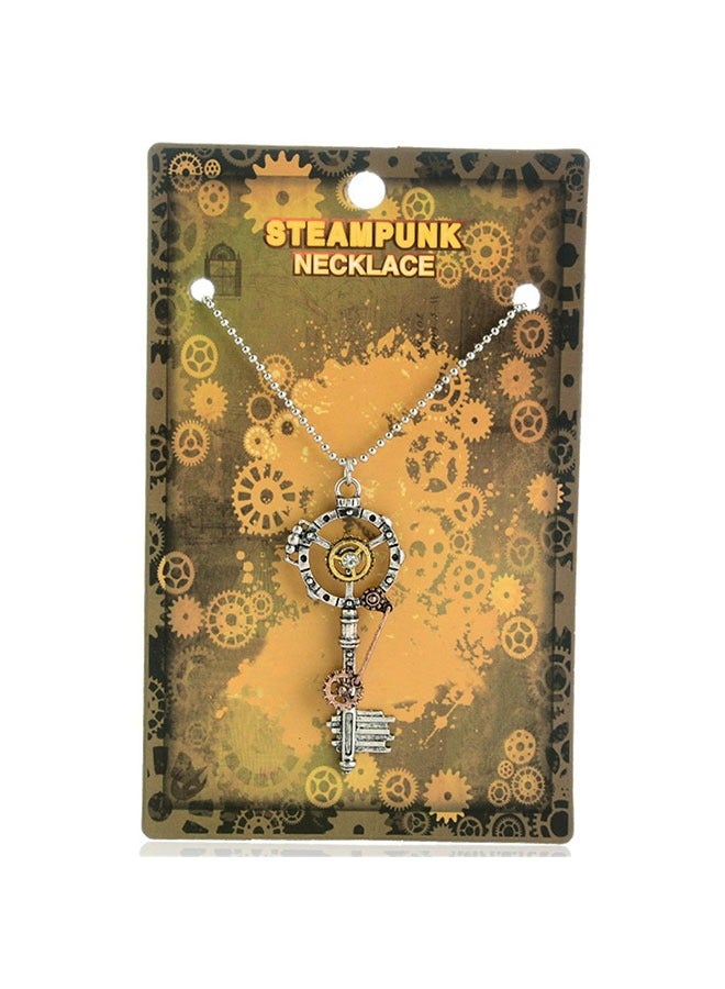roaiss قلادة مفاتيح عصرية للجنسين قلادة تروس كلاسيكية إبداعية قلادة Steampunk - Image 2